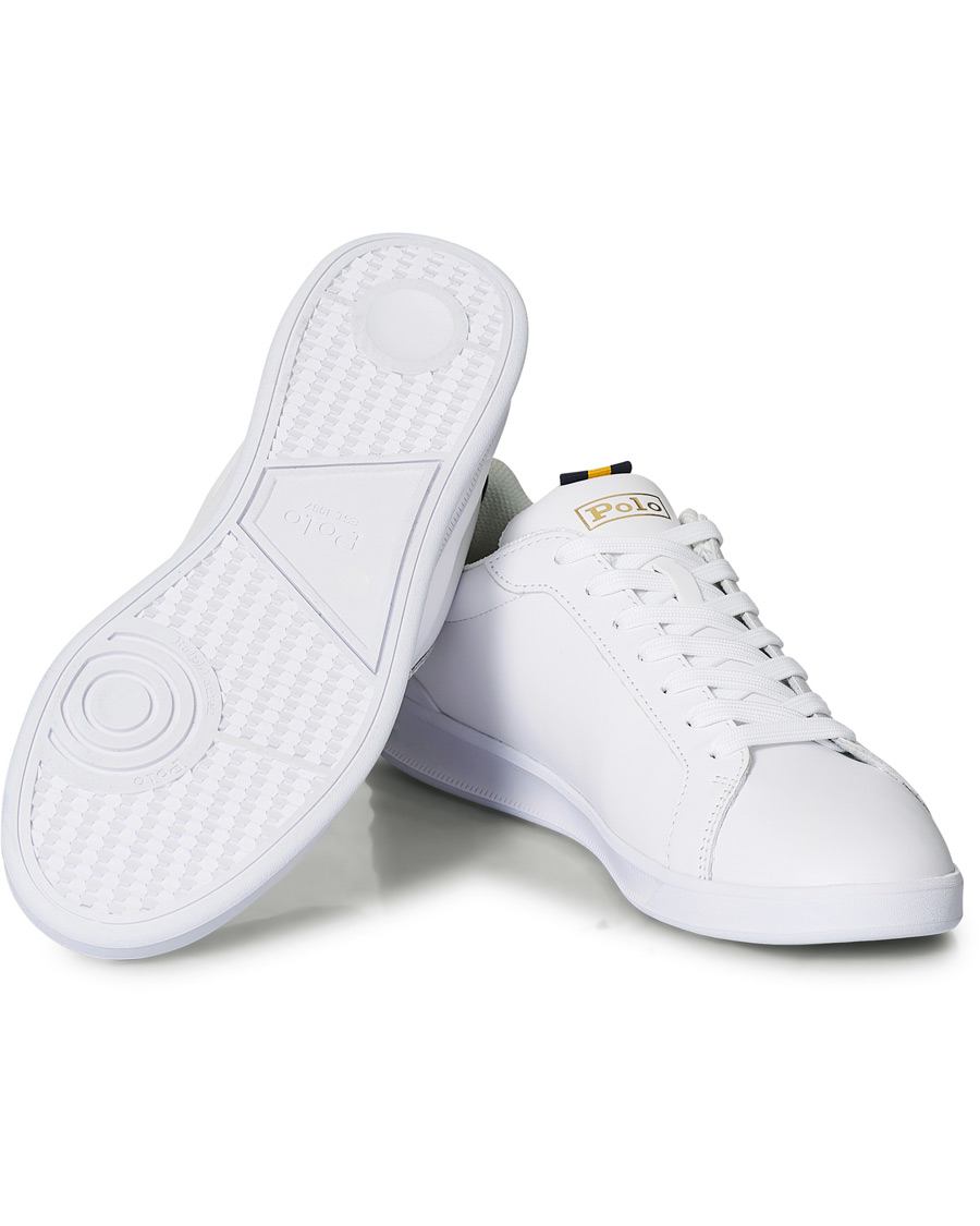 Heren | Polo Ralph Lauren Heritage Court II Sneaker White/Navy | Polo Ralph Lauren | Heritage Court II Sneaker White/Navy