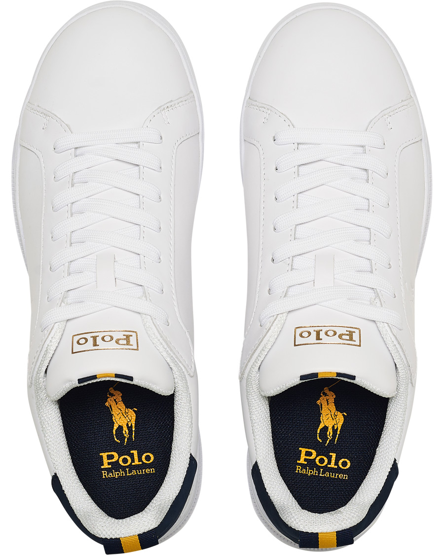 Heren | Polo Ralph Lauren Heritage Court II Sneaker White/Navy | Polo Ralph Lauren | Heritage Court II Sneaker White/Navy