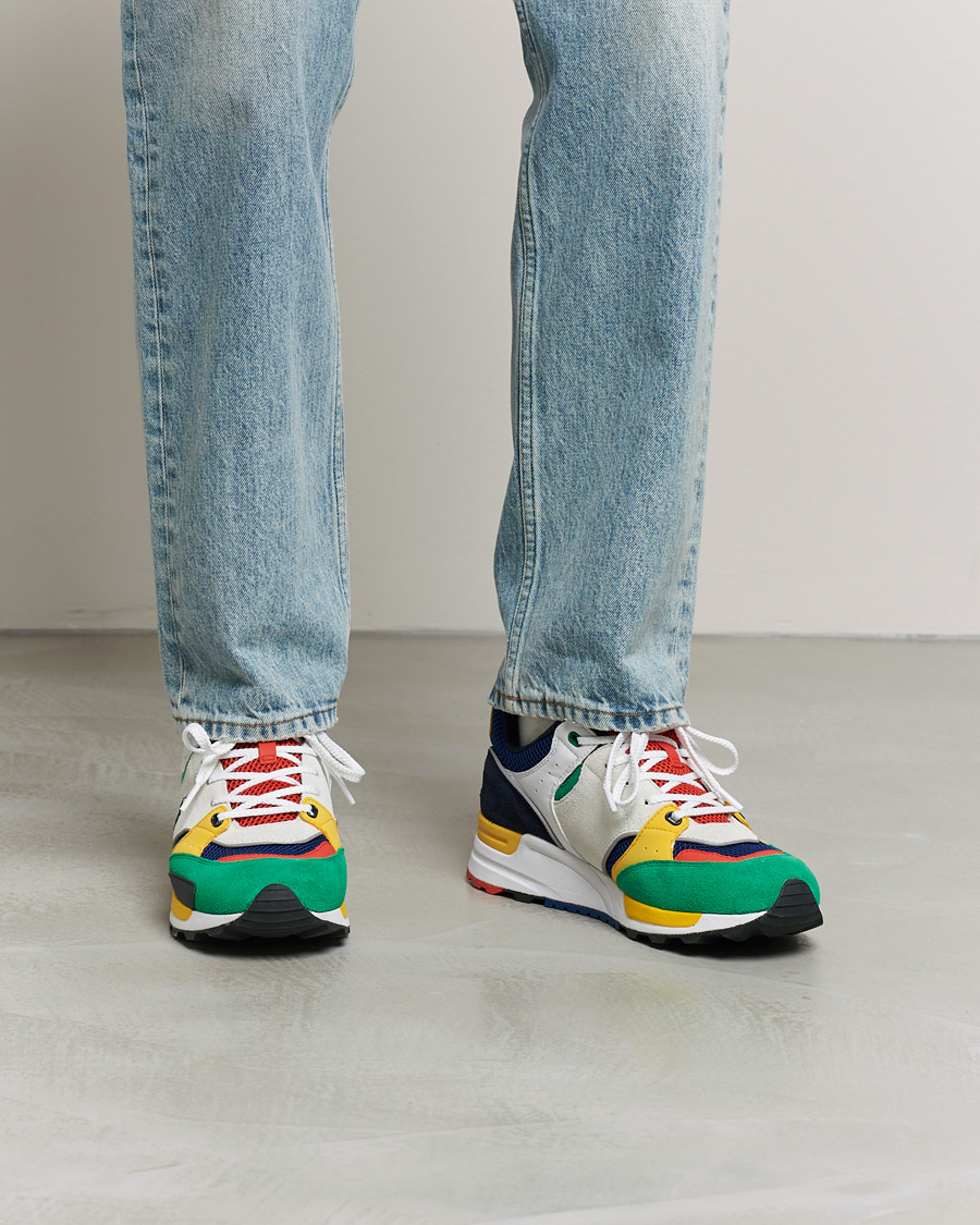 Homme | Polo Ralph Lauren Trackstr 200 Running Sneaker Multi | Polo Ralph Lauren | Trackstr 200 Running Sneaker Multi