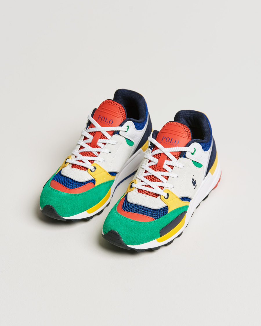 Homme | Polo Ralph Lauren Trackstr 200 Running Sneaker Multi | Polo Ralph Lauren | Trackstr 200 Running Sneaker Multi