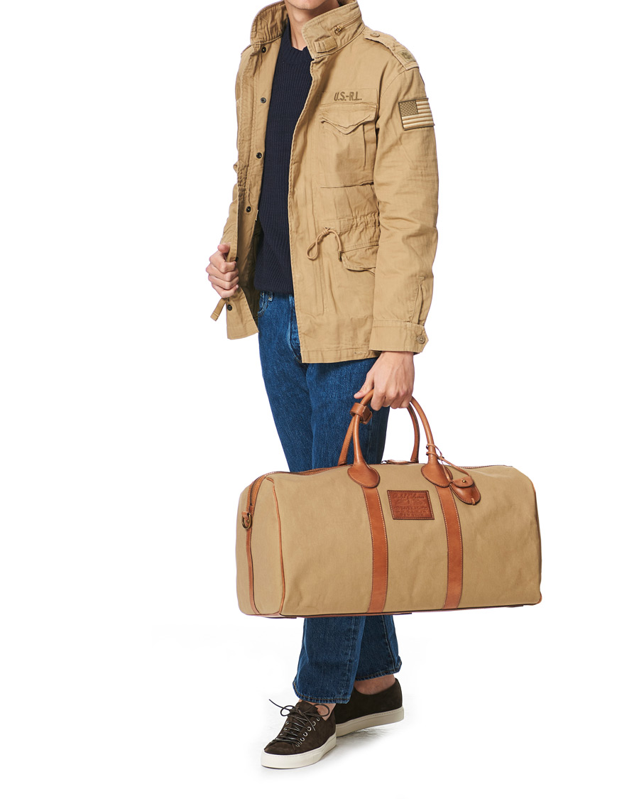 Homme | Polo Ralph Lauren Heritage Canvas Duffle Bag Montana Khaki | Polo Ralph Lauren | Heritage Canvas Duffle Bag Montana Khaki