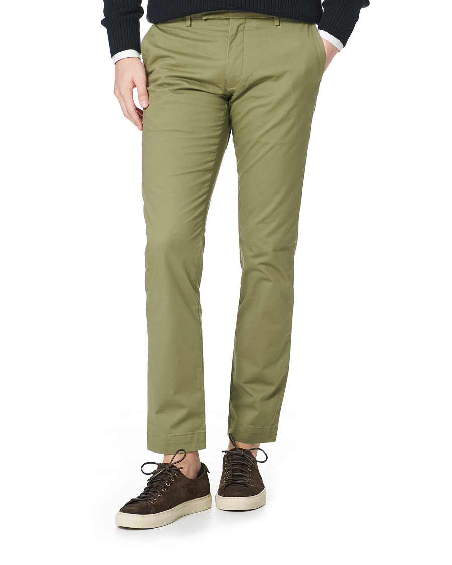 Heren | Broeken | Polo Ralph Lauren | Slim Fit Stretch Chinos Sage Green