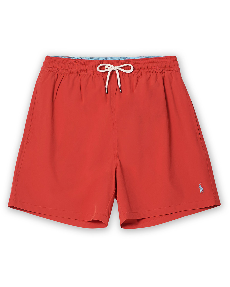 Homme | Maillots De Bain | Polo Ralph Lauren | Recyceled Traveler Boxer Swimshorts Starboard Red