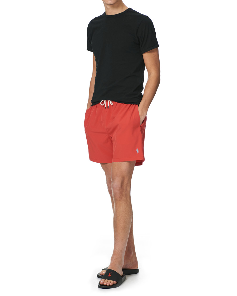 Homme | Maillots De Bain | Polo Ralph Lauren | Recyceled Traveler Boxer Swimshorts Starboard Red
