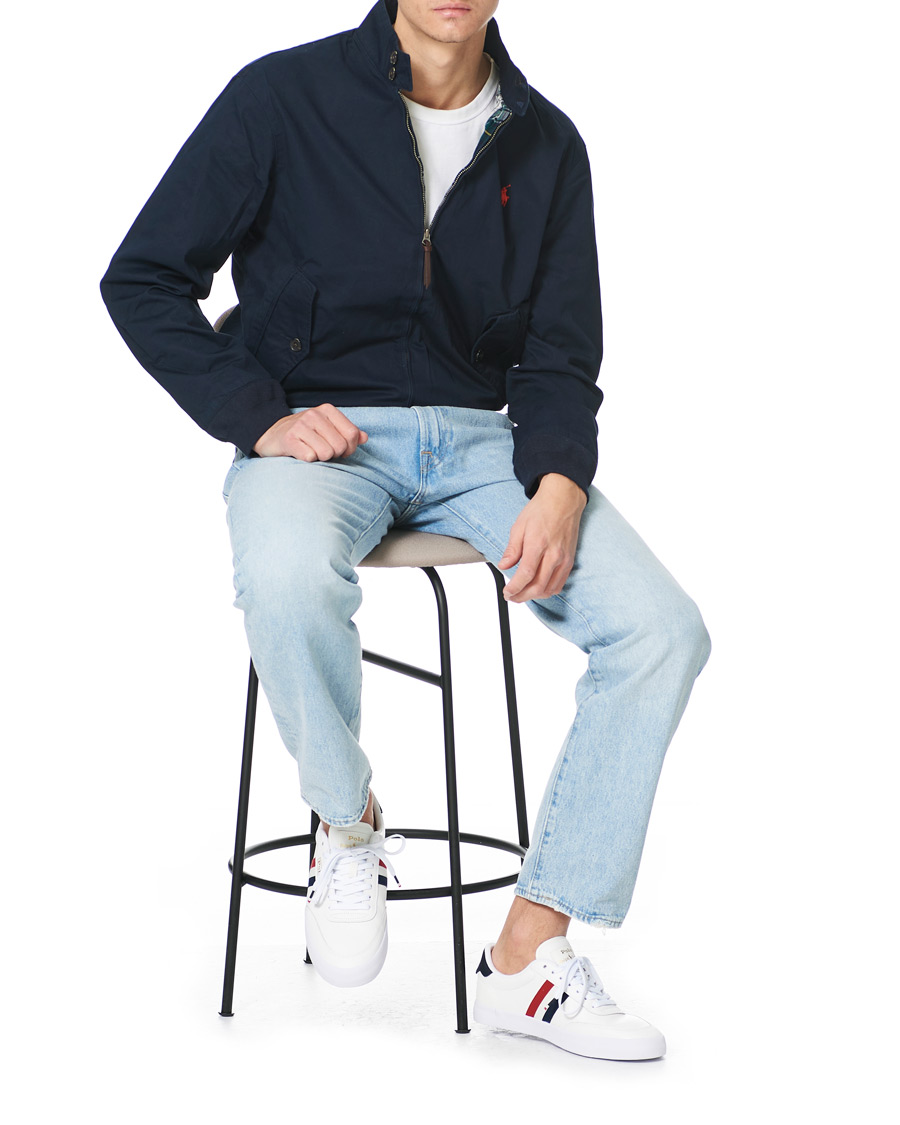 Homme | Polo Ralph Lauren Court VLC Leather Sneaker White | Polo Ralph Lauren | Court VLC Leather Sneaker White