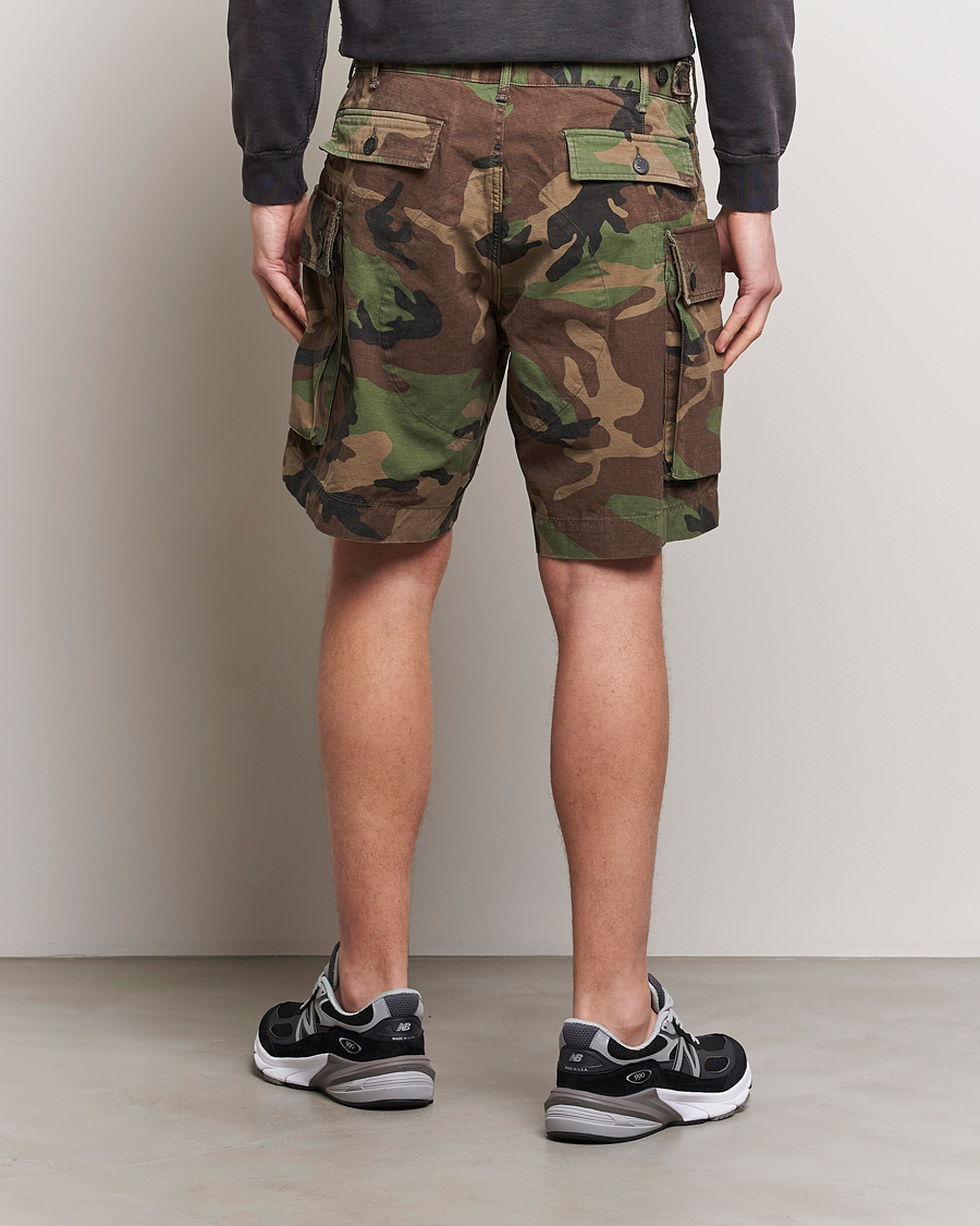 Homme | Shorts | RRL | Regiment Cargo Shorts Woodland Camo