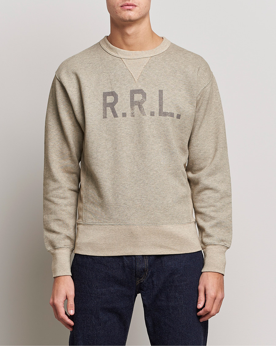 Homme | Pulls Et Tricots | RRL | Double V Sweatshirt Trainer Heather