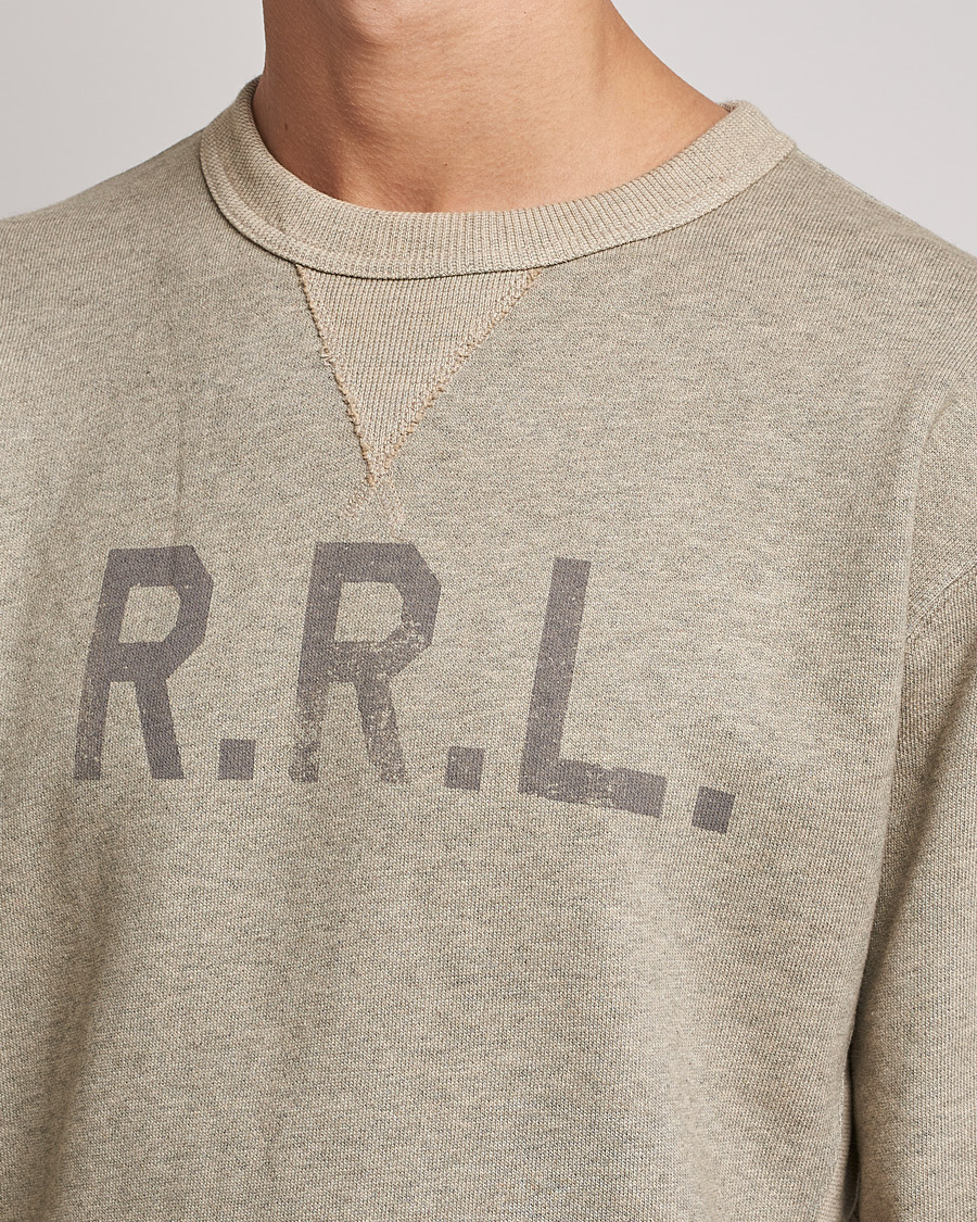 Homme | Pulls Et Tricots | RRL | Double V Sweatshirt Trainer Heather