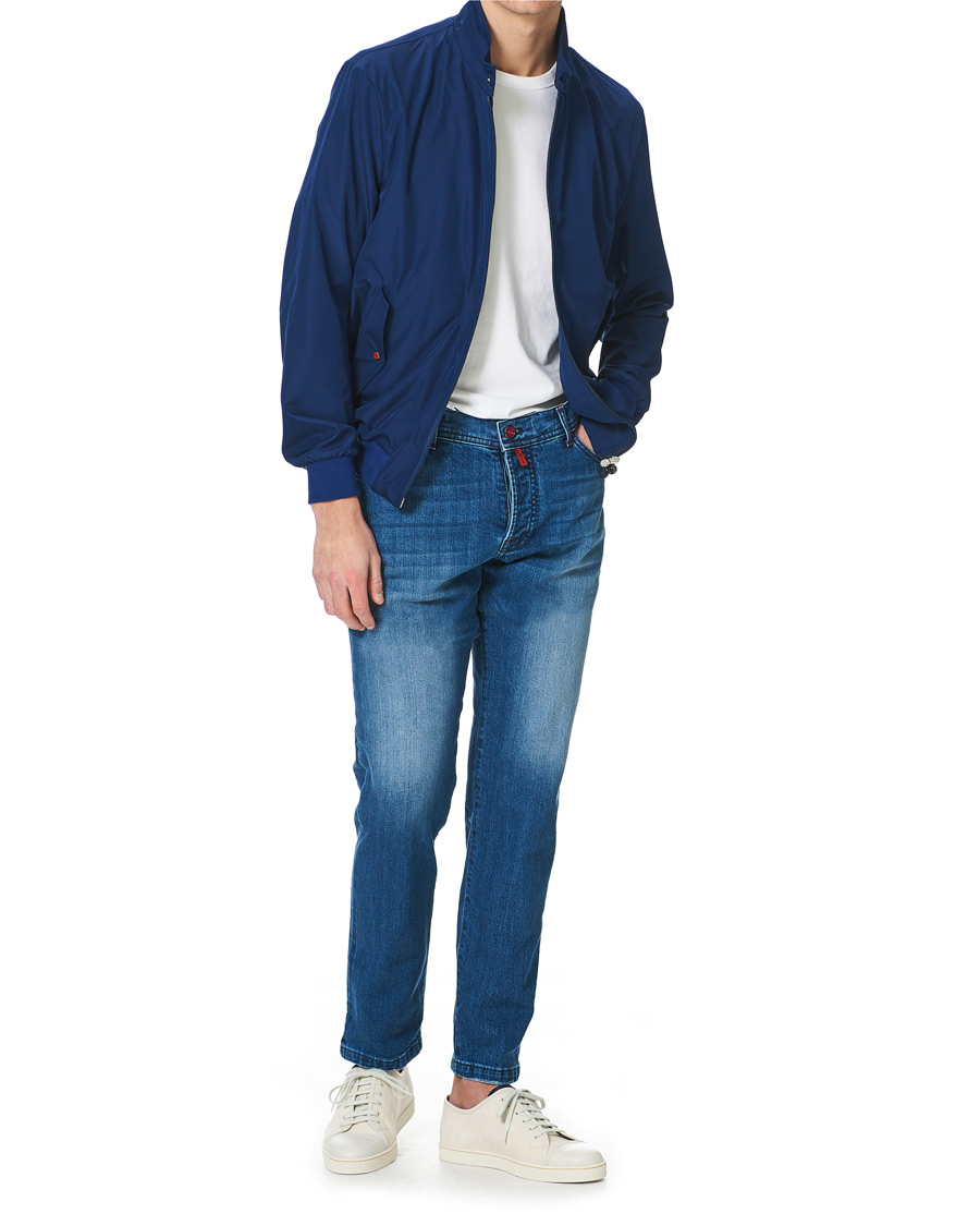 Homme | Manteaux Et Vestes | Kiton | Unlined Nylon Harrington Navy 48