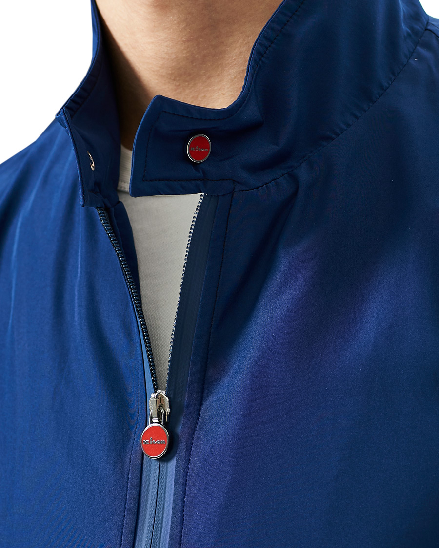 Homme | Manteaux Et Vestes | Kiton | Unlined Nylon Harrington Navy 48
