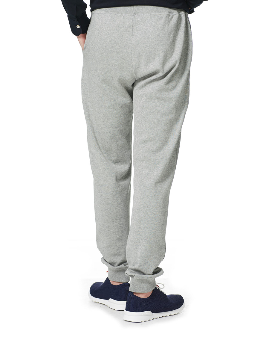 Homme | Pantalons | Kiton | Soft Cotton Joggers Light Grey