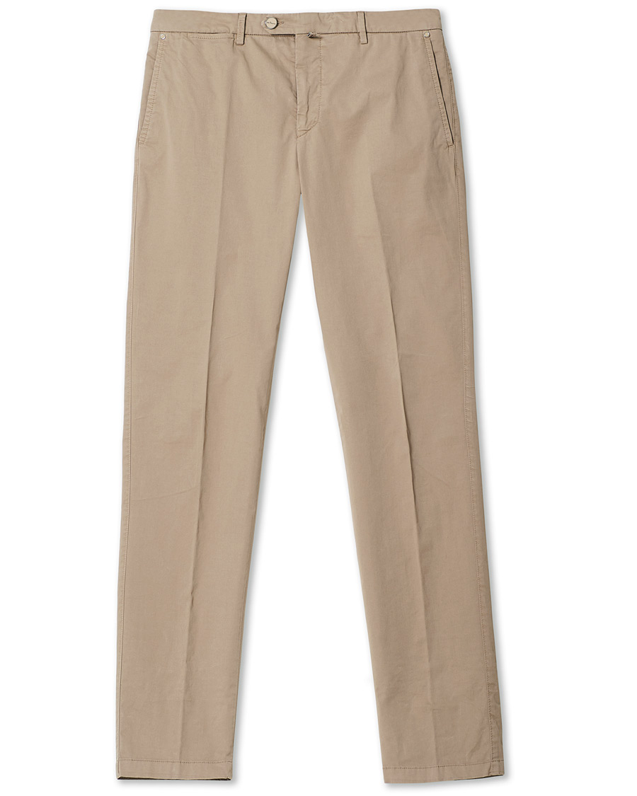 Homme | Pantalons | Kiton | Slim Fit Chinos Beige