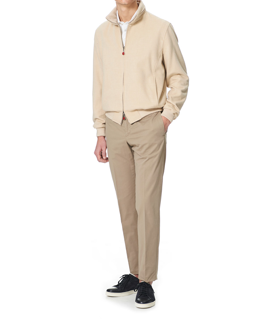 Homme | Pantalons | Kiton | Slim Fit Chinos Beige