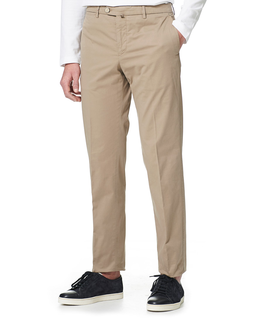 Homme | Pantalons | Kiton | Slim Fit Chinos Beige