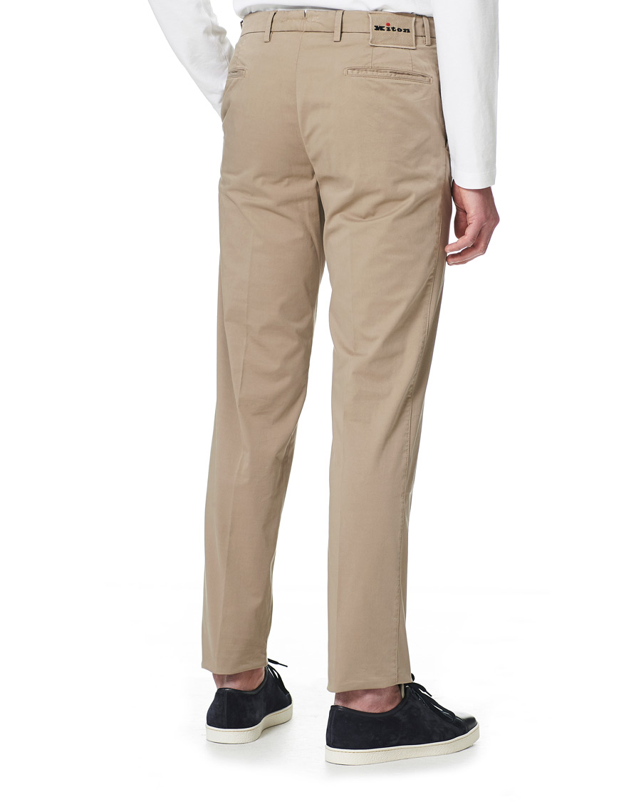 Homme | Pantalons | Kiton | Slim Fit Chinos Beige