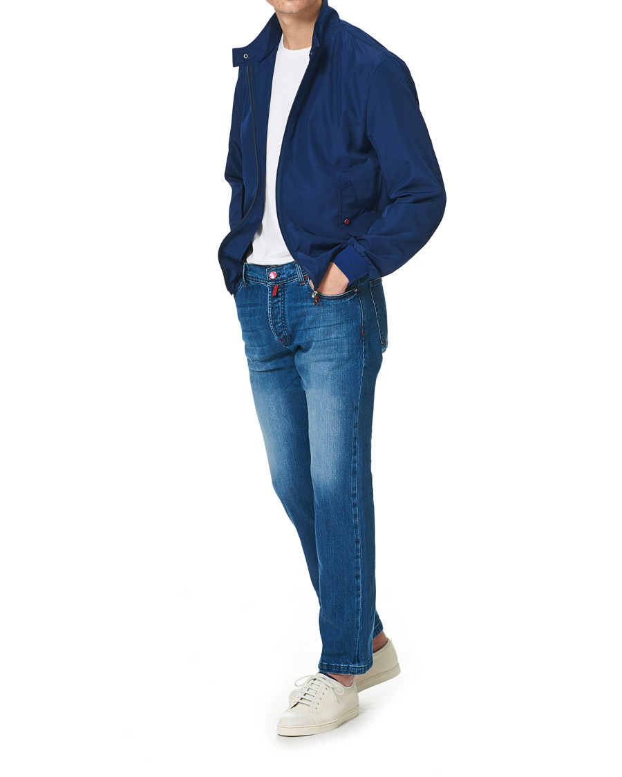 Homme | Jeans | Kiton | Slim Fit Stretch Jeans Blue Wash