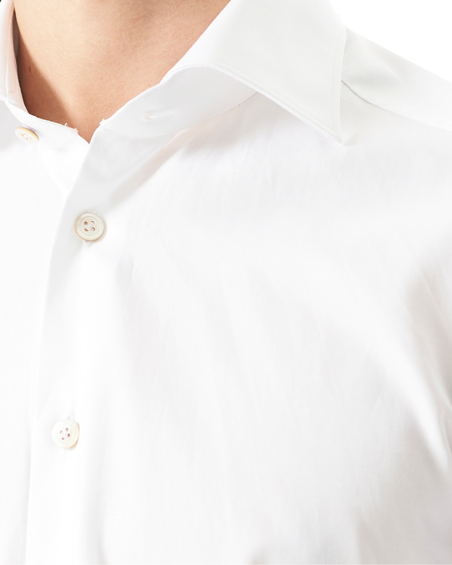 Heren | Overhemden | Kiton | Classic Dress Shirt White