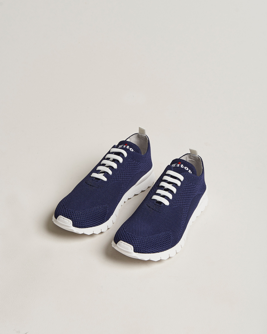 Homme | Kiton Mesh Running Sneakers Navy | Kiton | Mesh Running Sneakers Navy