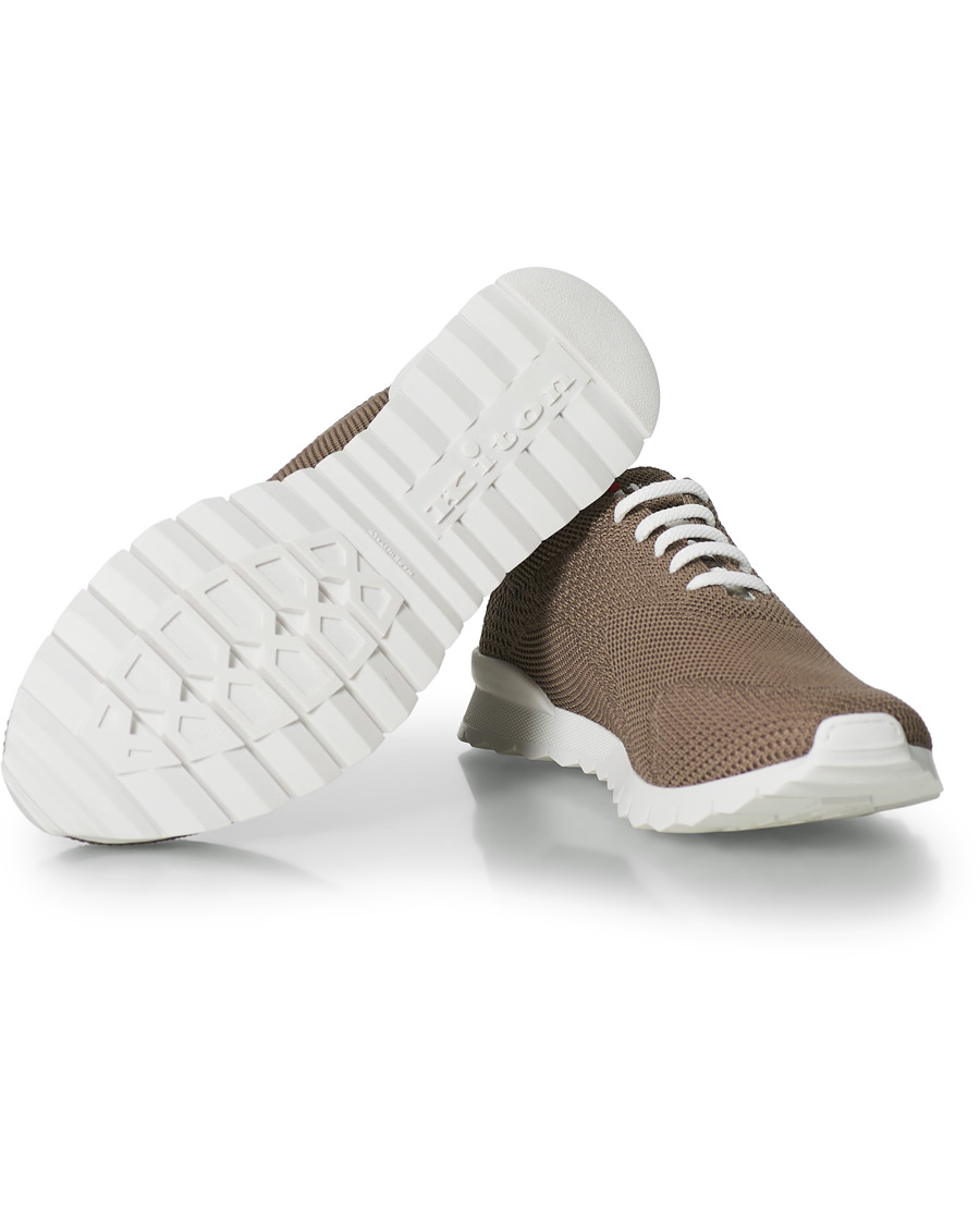 Homme | Kiton Mesh Running Sneaker Taupe | Kiton | Mesh Running Sneaker Taupe