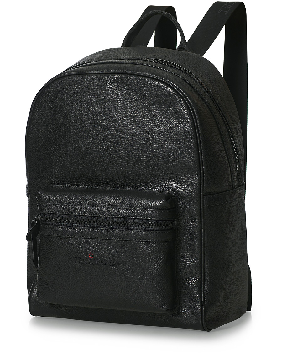 Homme | Kiton Deerskin Leather Backpack Black | Kiton | Deerskin Leather Backpack Black