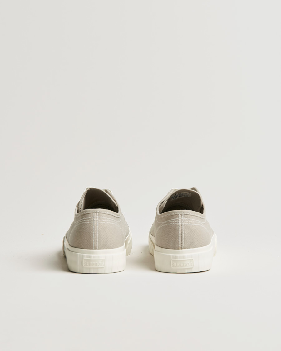 Homme | Superga Canvas Stripe Sole Sneaker Grey | Superga | Canvas Stripe Sole Sneaker Grey