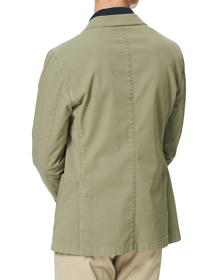Homme | Blazers | Boglioli | K Jacket Cotton Stretch Blazer Olive