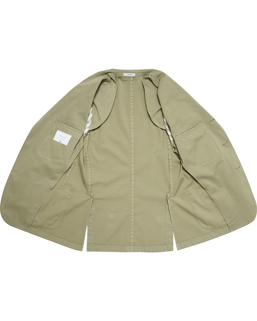 Homme | Blazers | Boglioli | K Jacket Cotton Stretch Blazer Olive