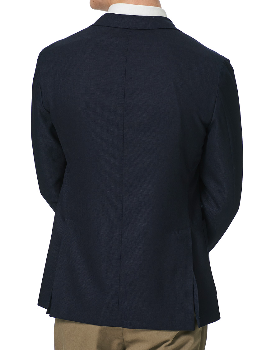Homme | Blazers | Boglioli | K Jacket Wool Hopsack Blazer Navy