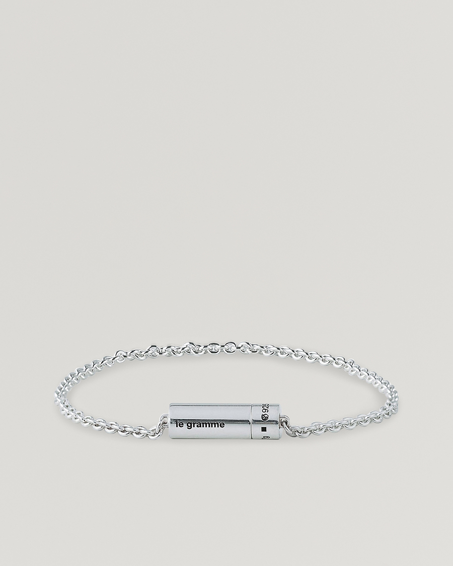 Homme | LE GRAMME Chain Cable Bracelet Sterling Silver 7g | LE GRAMME | Chain Cable Bracelet Sterling Silver 7g