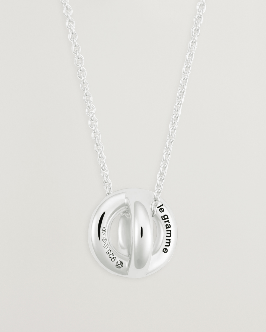 Homme | LE GRAMME Entrelacs Pendant Necklace Sterling Silver 3g | LE GRAMME | Entrelacs Pendant Necklace Sterling Silver 3g