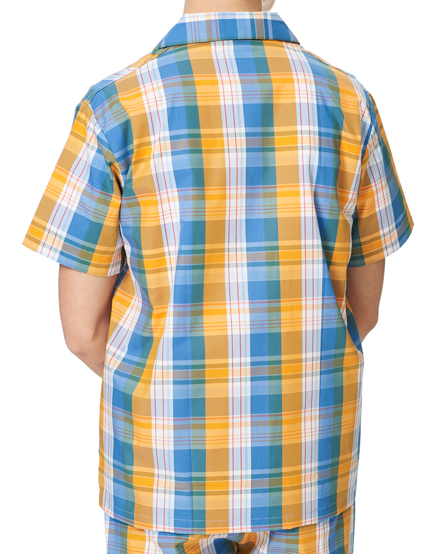 Homme | Peignoirs Et Pyjamas | Derek Rose | Shortie Checked Cotton Pyjama Set Multi