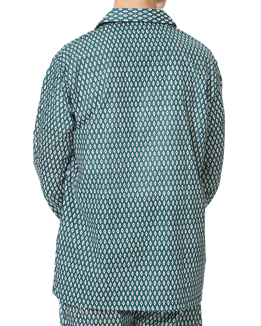 Homme | Peignoirs Et Pyjamas | Derek Rose | Printed Cotton Pyjama Set Green