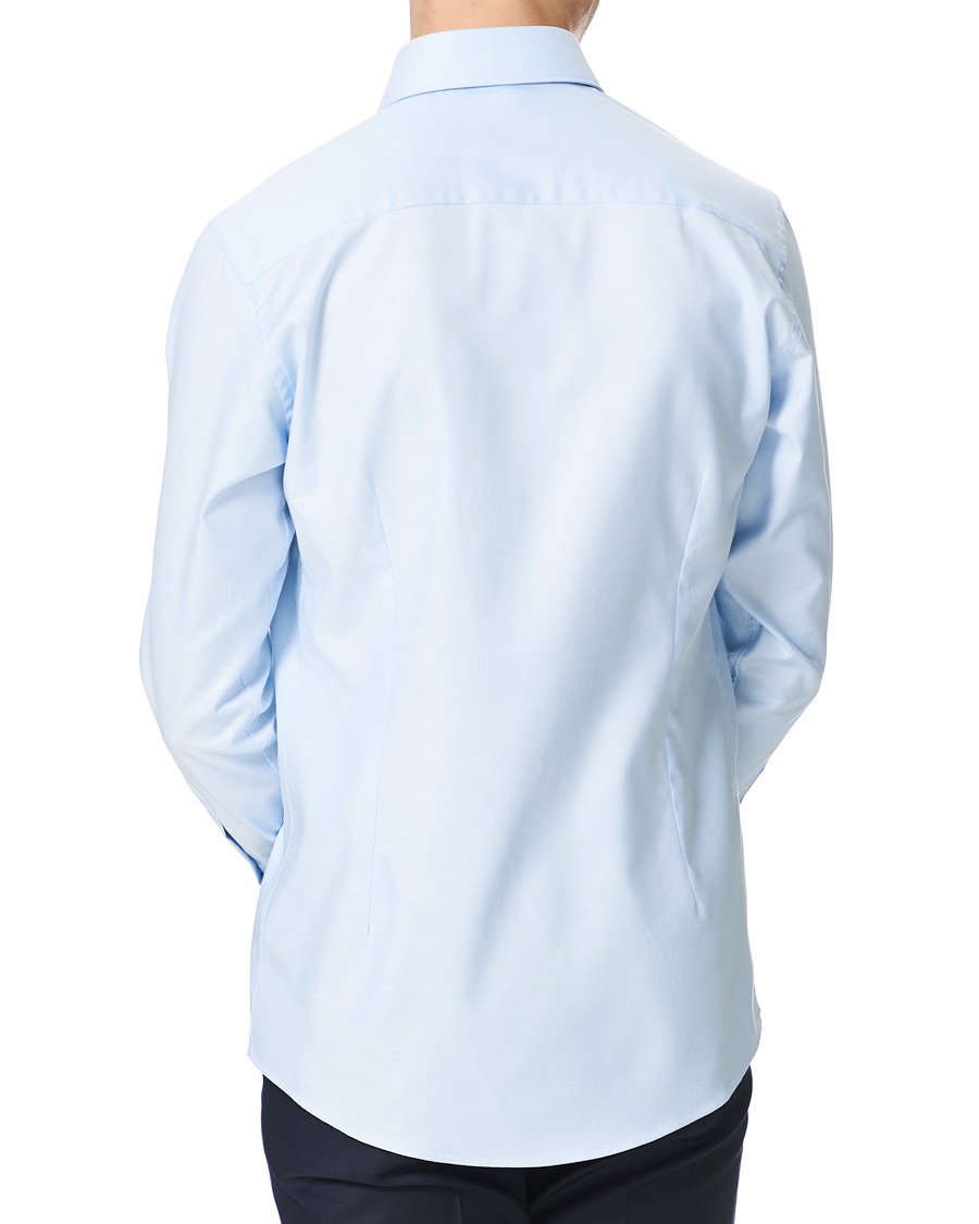Homme | Chemises | Eton | Cotton Lyocell Stretch Wide Spread Shirt Light Blue