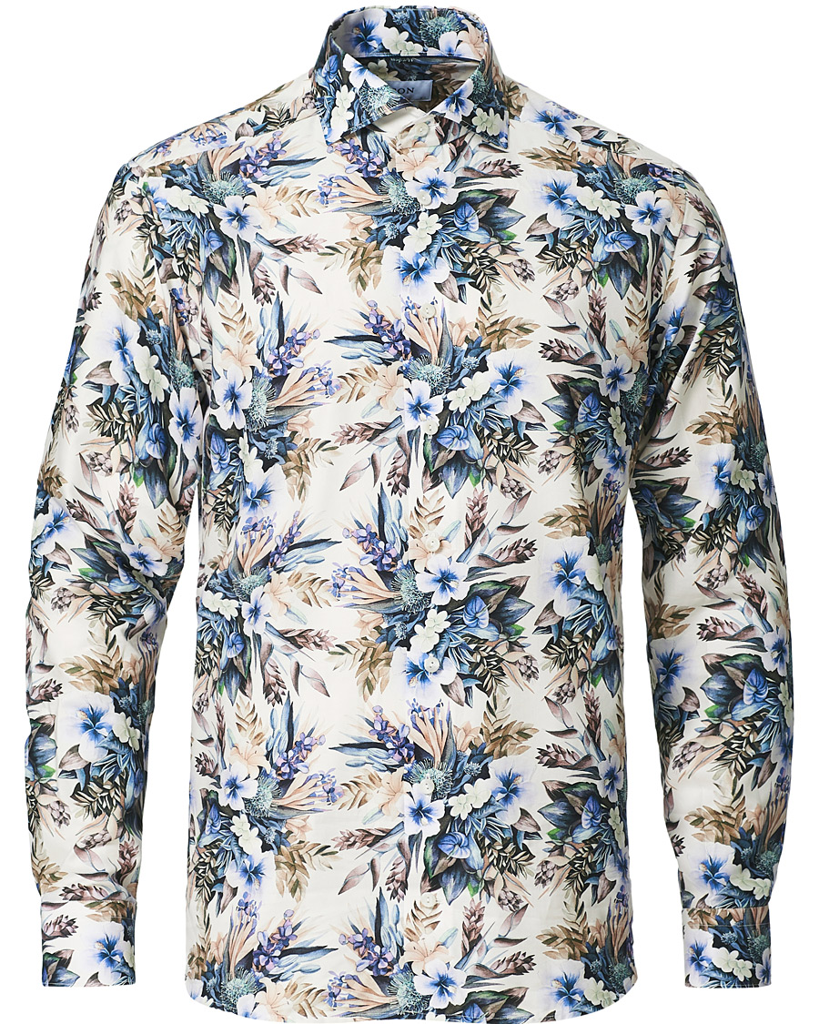 Homme | Chemises | Eton | Fine Twill Shirt Floral
