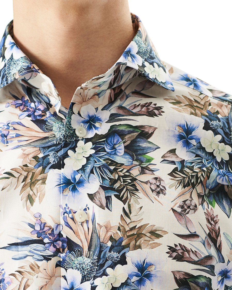 Homme | Chemises | Eton | Fine Twill Shirt Floral