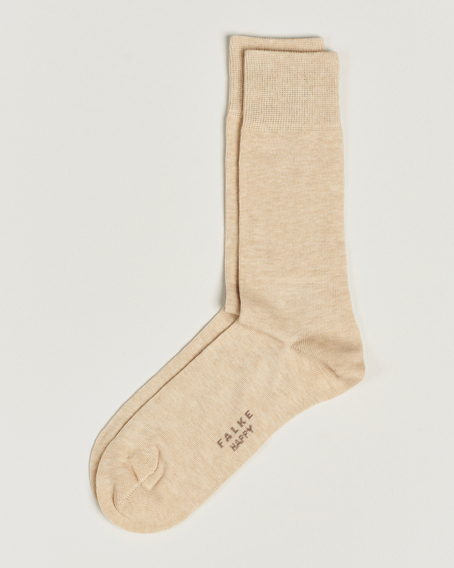 Heren | Ondergoed | Falke | Happy 2-Pack Cotton Socks Sand