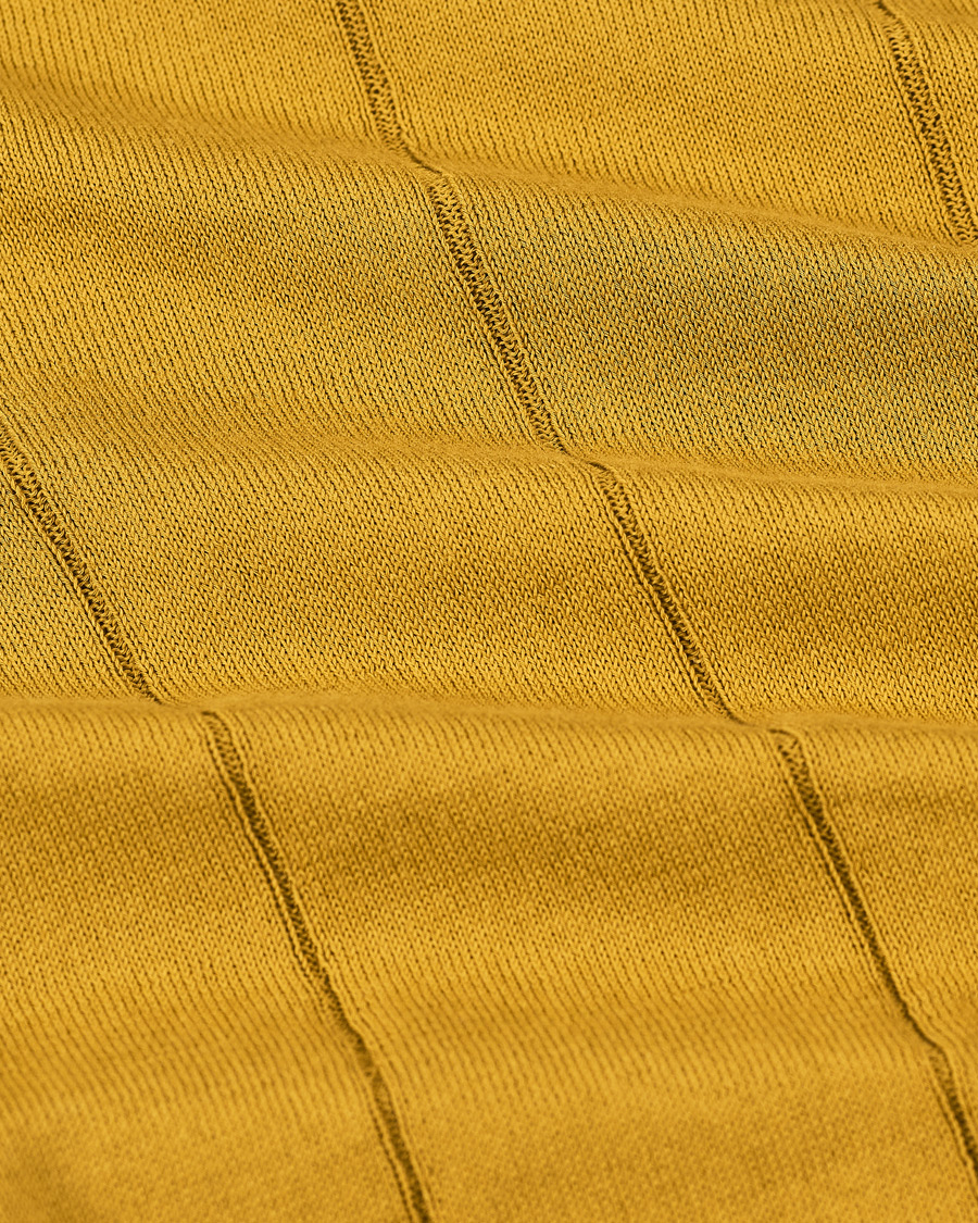 Homme | Polos | Lardini | Cotton Crèpe Knitted Polo Mustard