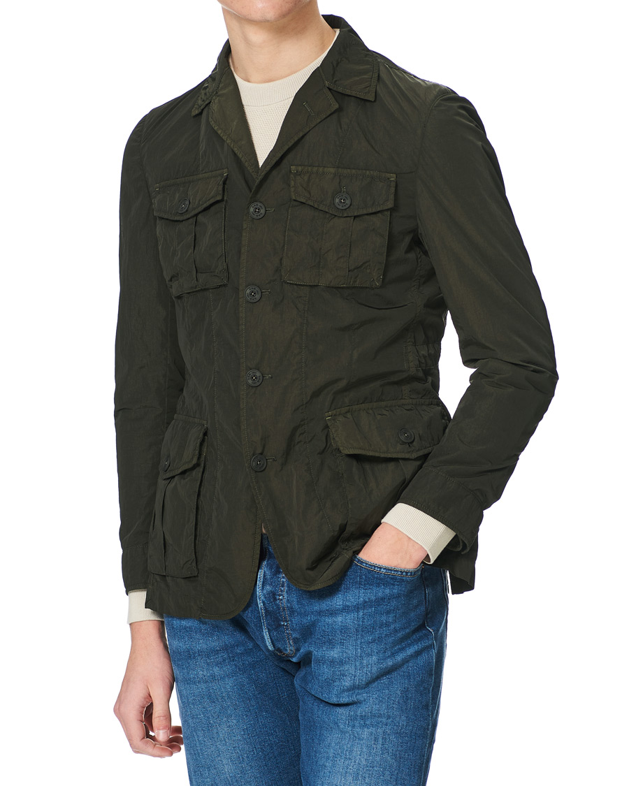 Homme | Manteaux Et Vestes | L.B.M. 1911 | Garment Dyed Nylon Field Jacket Olive
