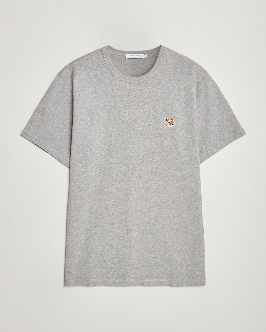 Homme | T-shirts | Maison Kitsuné | Fox Head Tee Grey Melange