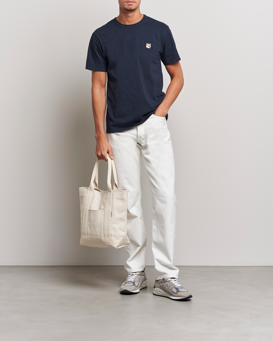 Homme | T-shirts | Maison Kitsuné | Fox Head T-Shirt Navy