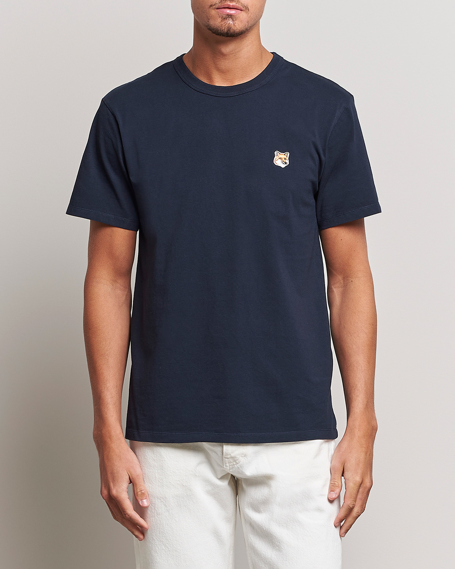 Homme | T-shirts | Maison Kitsuné | Fox Head T-Shirt Navy