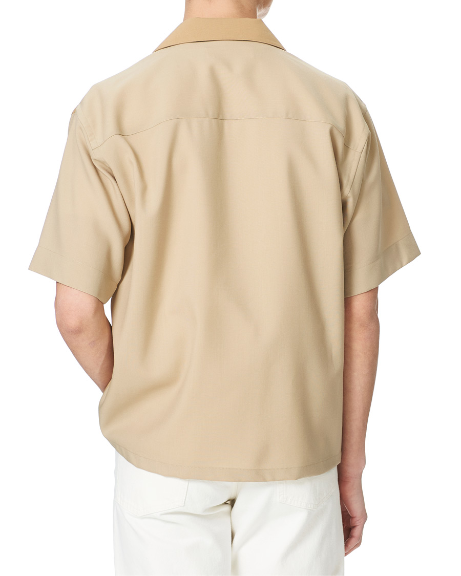Homme | Chemises | Marni | Colour Block Bowling Shirt Beige