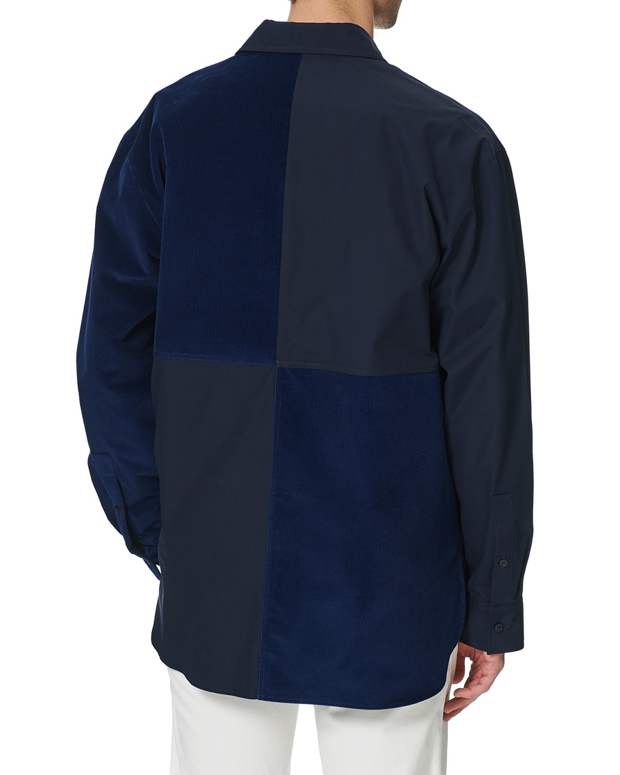Homme | Chemises | Marni | Patchwork Overshirt Navy