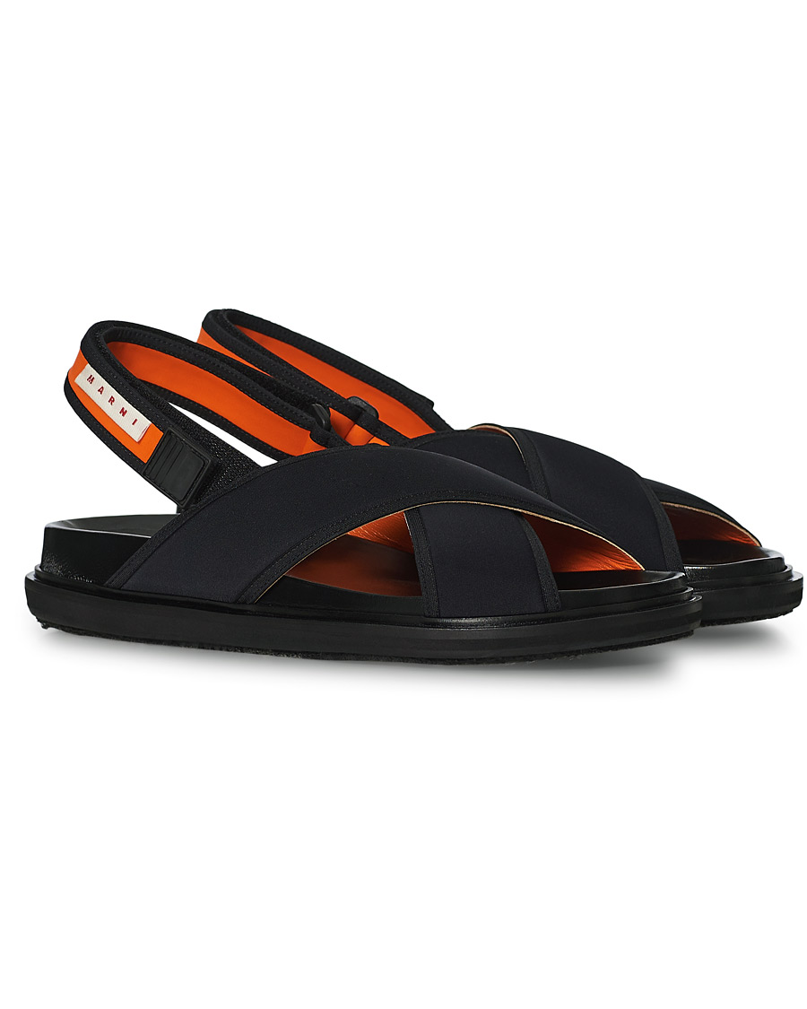 Homme | Marni Fussbett Sandal Navy | Marni | Fussbett Sandal Navy