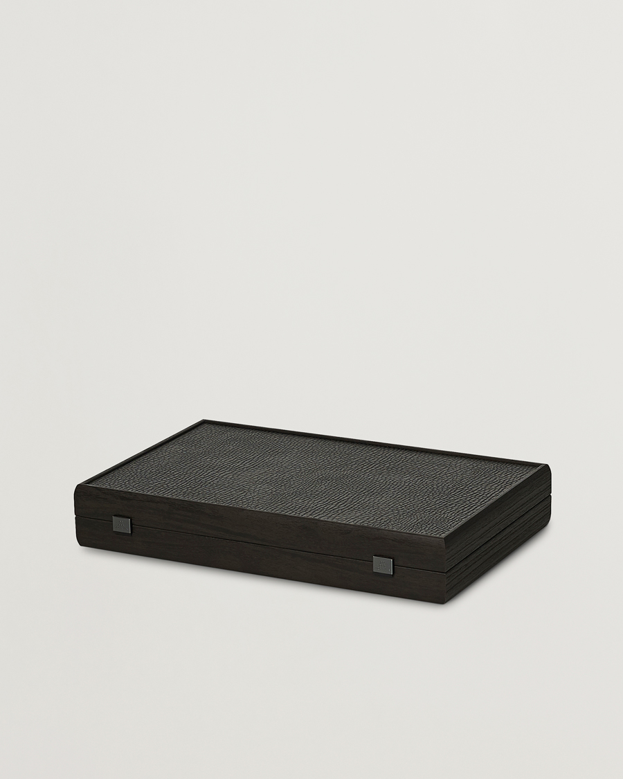 Homme | Manopoulos Classic Leatherette Backgammon Set Black | Manopoulos | Classic Leatherette Backgammon Set Black