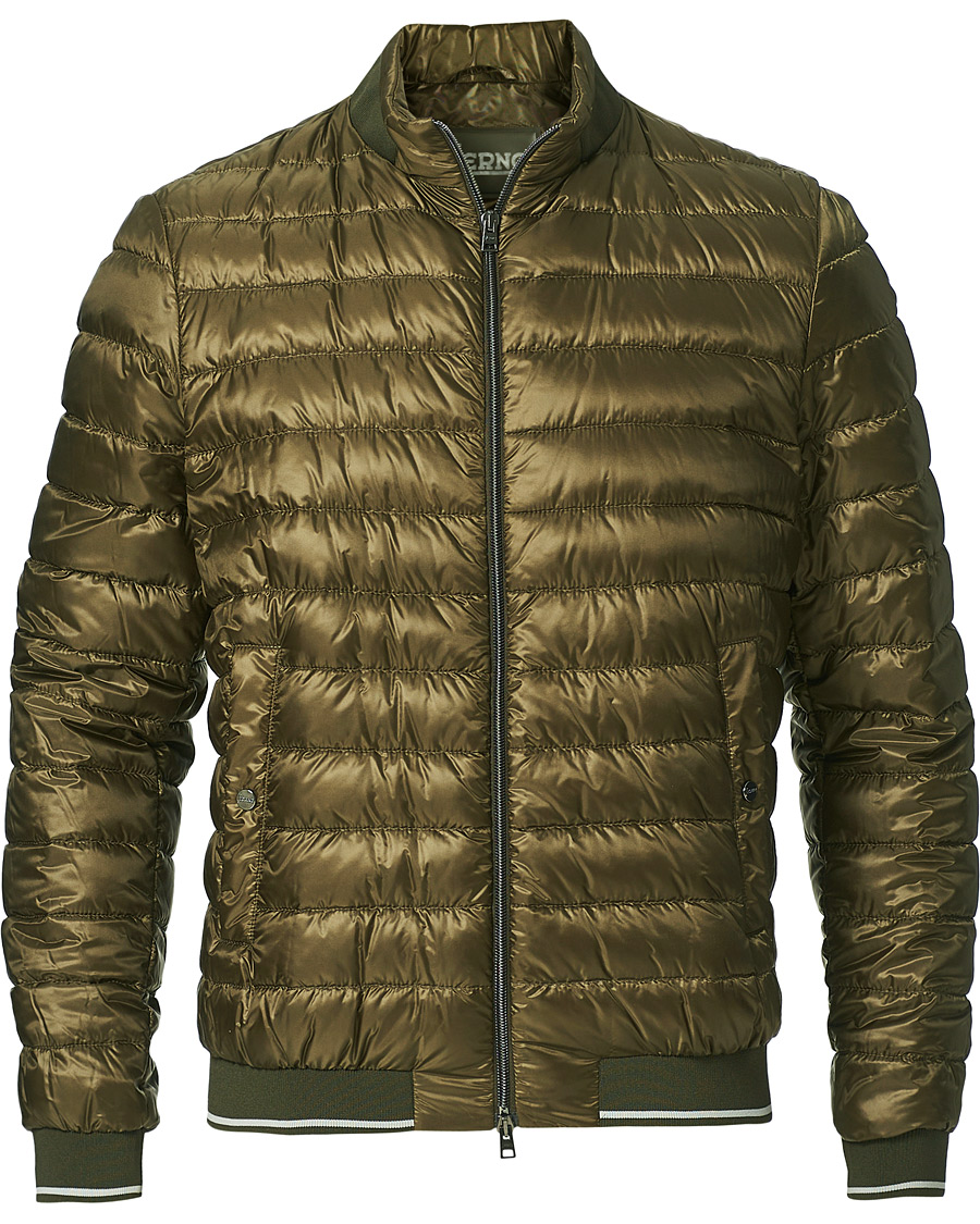 Homme | Manteaux Et Vestes | Herno | Nylon Down Jacket Army Green