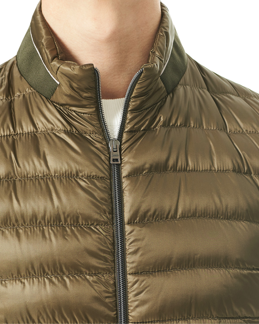 Homme | Manteaux Et Vestes | Herno | Nylon Down Jacket Army Green
