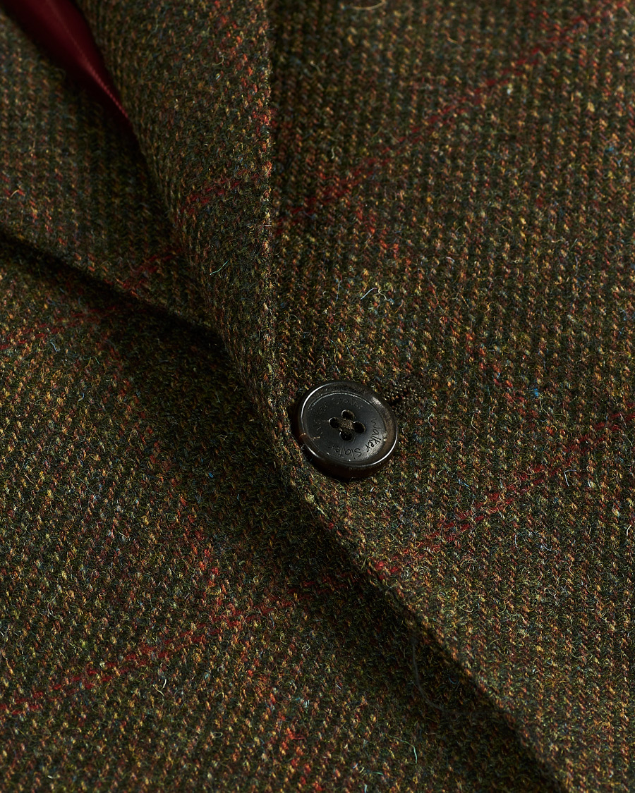 Homme | Blazers | Walker Slater | William Lambswool Tweed Jacket Green Red
