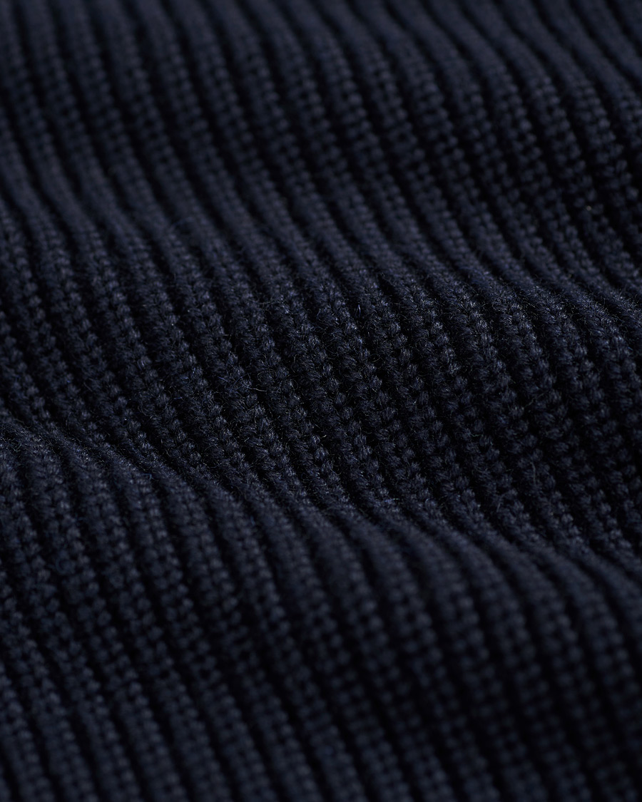 Heren | Truien | Andersen-Andersen | Skipper Wool Jacket Navy Blue
