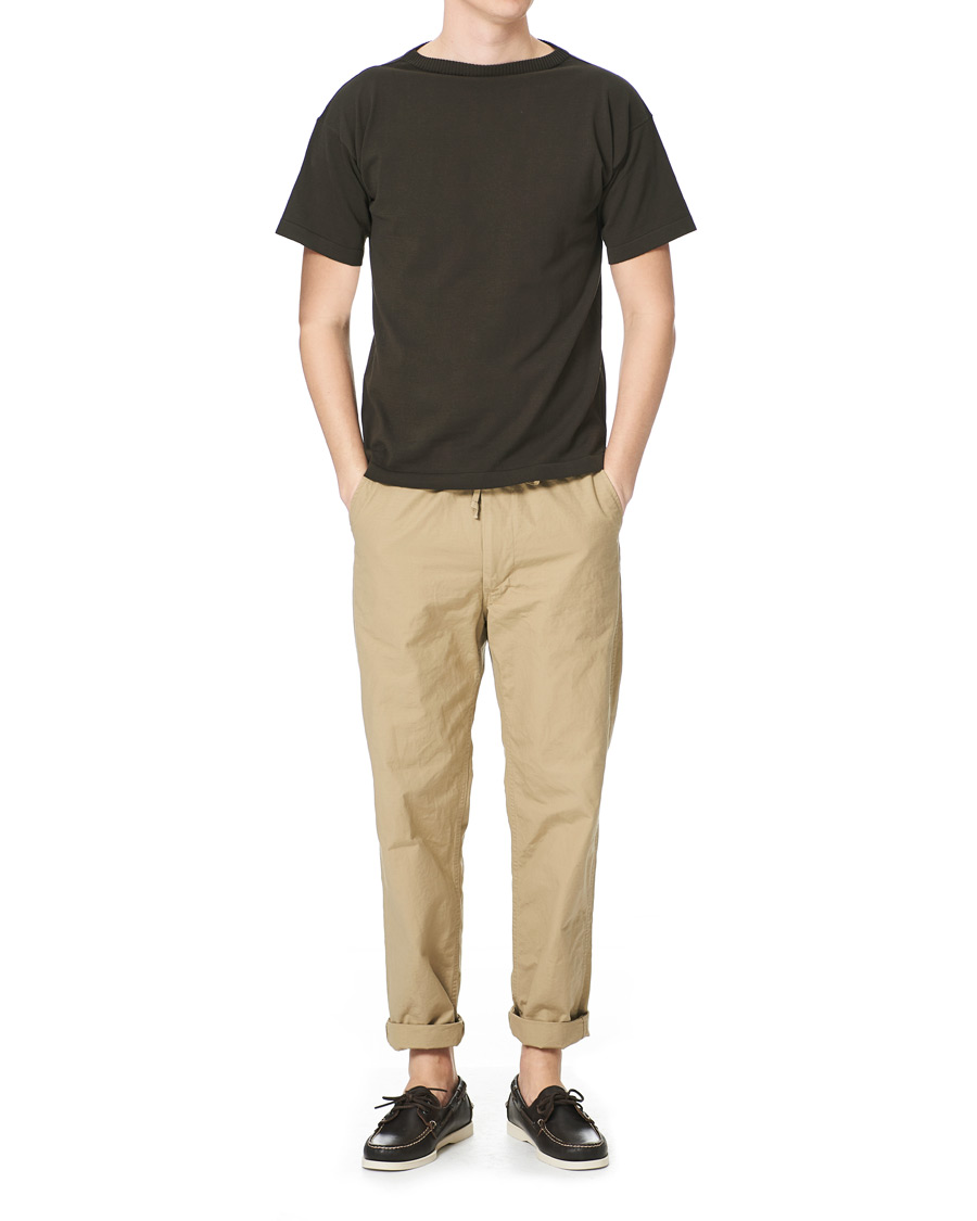 Homme | T-shirts | Andersen-Andersen | Boatsman Short Sleeve Tee Hunting Green
